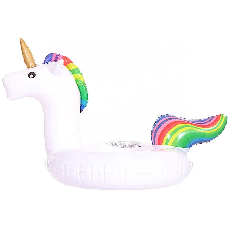 Custom Inflatable PVC Adult Animal Shape Unicorn Swimming Ring