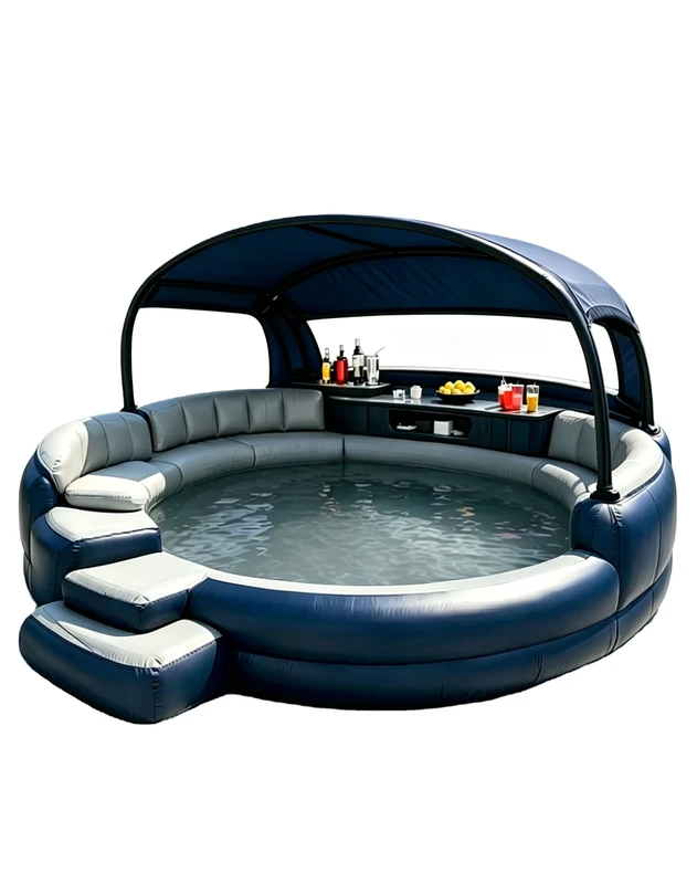 Custom Inflatable Pool Bar with Sofa for Adults