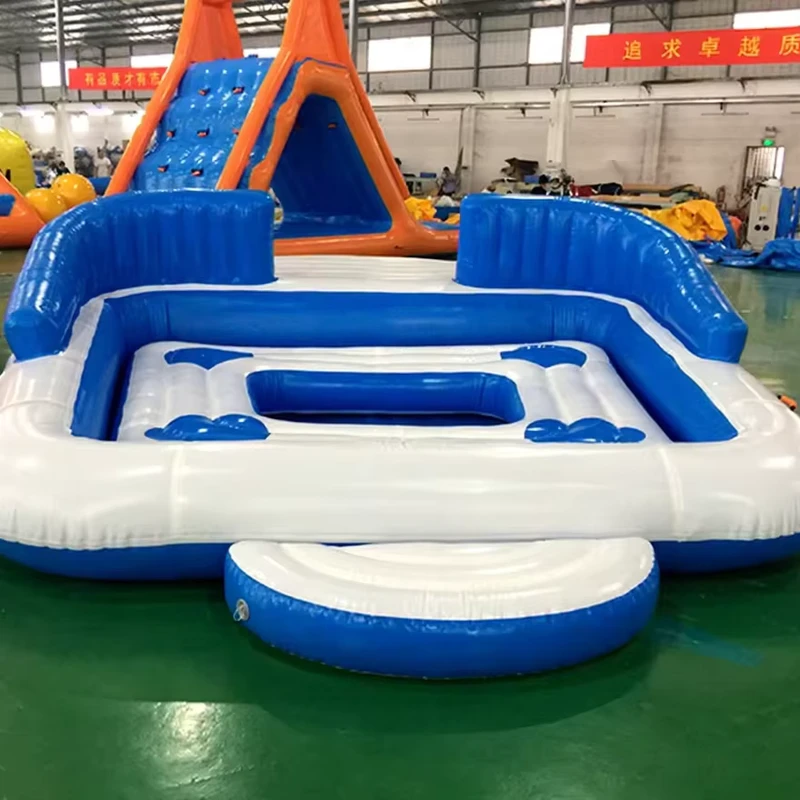 Custom Inflatable Rest Float Cup Holder Built in for Lake Vacation Friends Chill Time Activities for Events