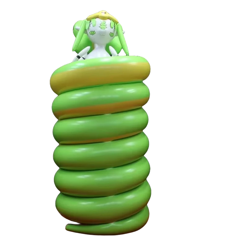 Custom Inflatable Snake Cartoon Animal Toy Inflatable Snake Girl Doll Bondage for Party & Amusement