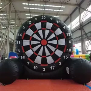 Custom Inflatable Soccer Dart Board Inflatable Soccer Tossing Game for Rent Business School Train