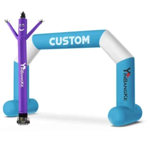Custom Inflatable Start and Finish Arches for Sports Advertising Flying Air Dancer with Sky Dancer Blower
