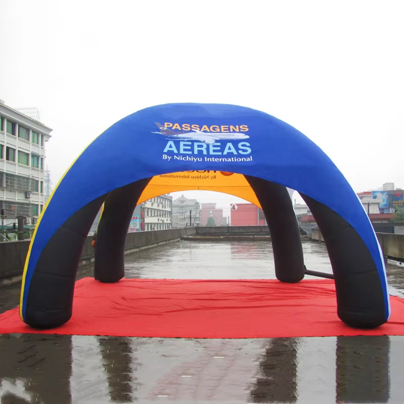 Custom Inflatable Tent with Curved Roof Design for Product Launch Events