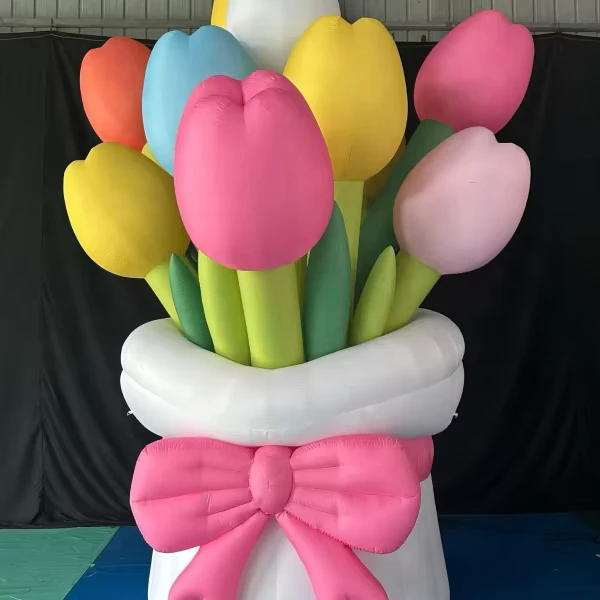 Custom Inflatable Tulip Flower for Outdoor Festival Display