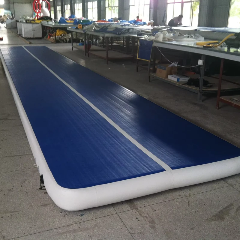 แทร็กยิมนาสติกแบบพอง PVC ขนาด 2mx12m ได้รับการรับรอง CE รับประกัน 3 ปี