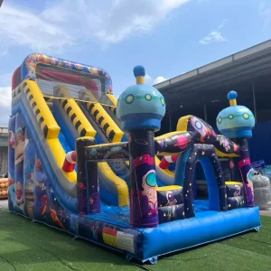 Custom Inflatable Water Slide Castle Kids Bouncy Jump House for Events