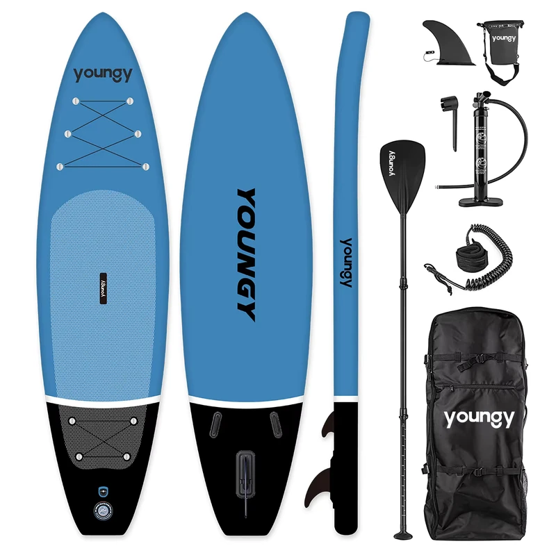 Planche de Paddle Gonflable en Fibre de Carbone Personnalisée pour Course, Surf et Pêche