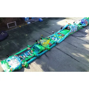 Custom Kids Obstacle Course Inflatable Slide Games Inflatable Obstacle Course