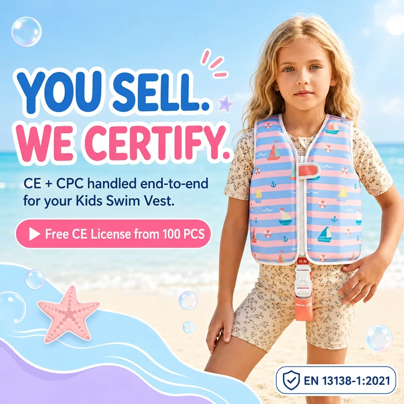 Colete de Natação Personalizado para Crianças Jaqueta Flutuante com Alças Ajustáveis Ajudante de Flutuação em Espuma EPE para Crianças na Praia ou Piscina