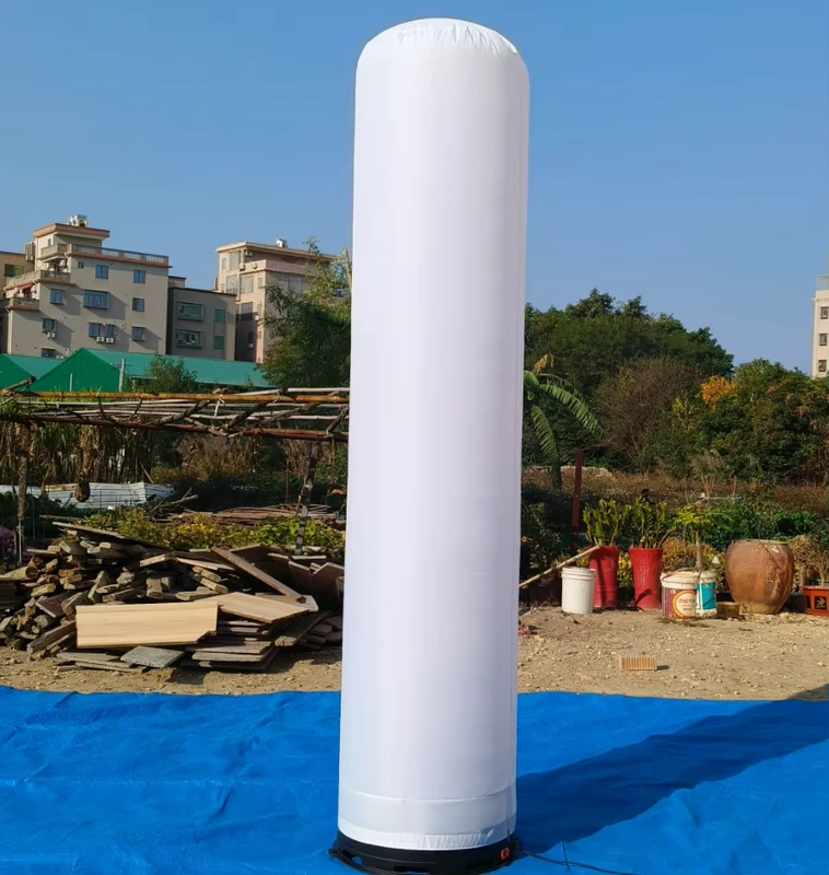 Colonna Gonfiabile LED Personalizzata Luce Notturna Tubo Promozione Esterno Decorazione Evento Pilastro Tubo Pubblicitario Gonfiabile