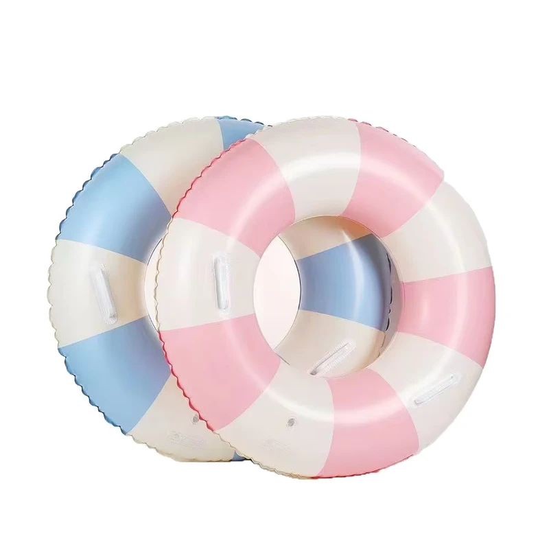Custom LOGO 90/100/120cm Kids Adults Water Floating Hammock Lounge Baby Armbands Swim Tube Pool Float Inflatable Swimming Rings