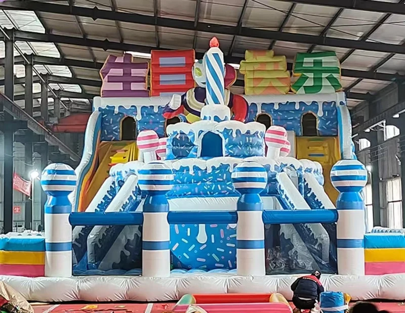 Saltador Inflable Personalizado Grande para Adultos para Parque Infantil Comercial, PVC, Parque de Trampolines, Castillo Inflable