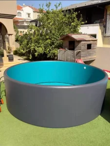 Custom Large Size Round Shape Drop Stitch PVC Inflatable Pool Durable Water Pool Swimming Pool for Children