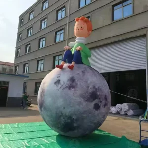 Globo Publicitario Inflable de Letras Personalizadas con Impresión Digital y Diseño Hermético de Más de 12 pies de Dimensiones