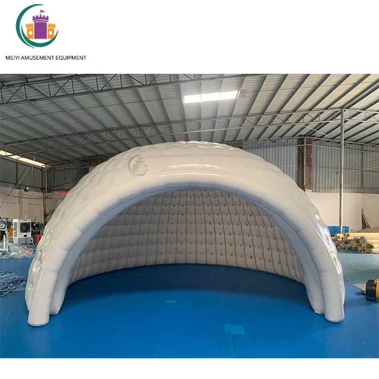 Tenda Inflatable Raksasa dengan Logo Kustom, Tenda Iklan Tahan Udara untuk Pameran dan Acara Luar Ruangan