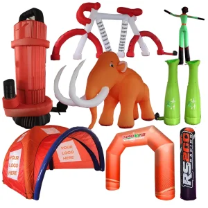 Modèle gonflable personnalisé avec logo pour affichage promotionnel extérieur en PVC, conception de personnage imprimé