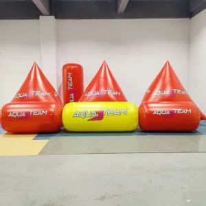 Marker Acquatico Gonfiabile a Forma di Piramide con Logo Personalizzato