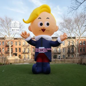 Decoración inflable de evento con estilo de animal de dibujos animados, gran elfo inflable Hermey para jardín