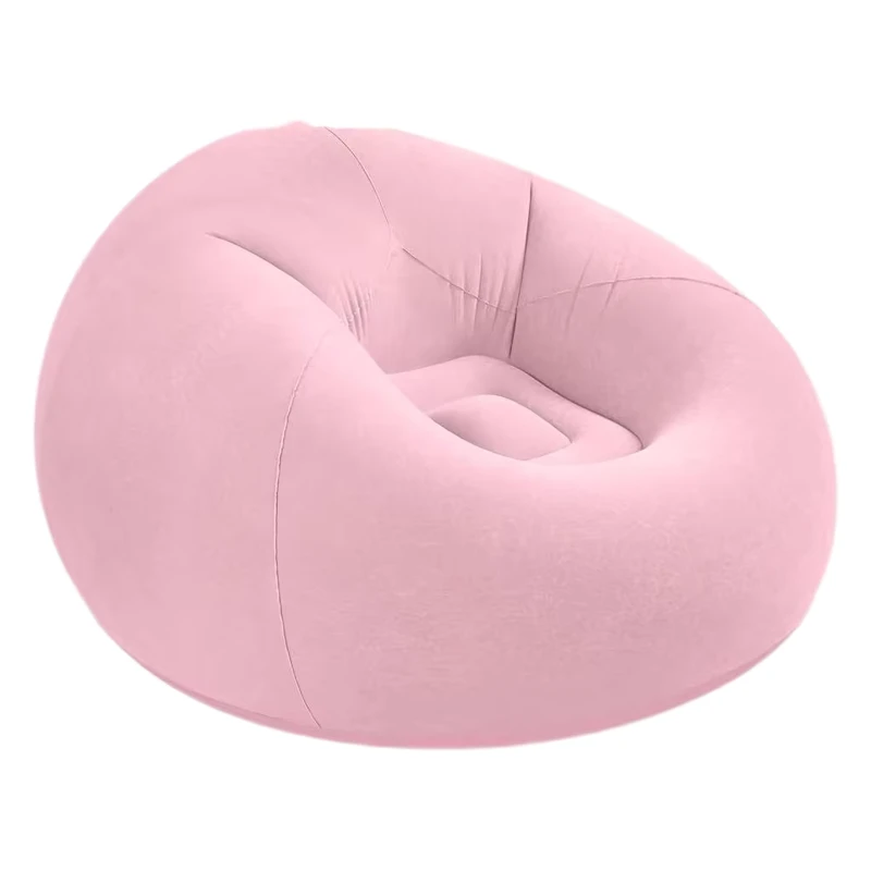 Sofa gonfiabile con logo personalizzato, design moderno in PVC resistente, sedia ad aria pieghevole per adulti