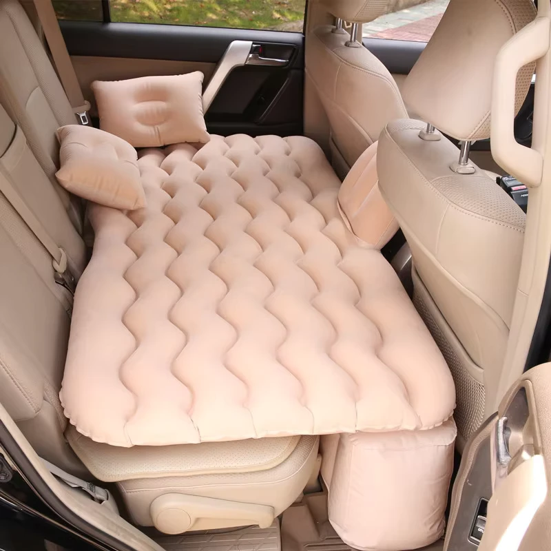 Maßgeschneiderte Logo Faltbare PVC Flocken Auto Luftbettmatratze Inflatable Matratze