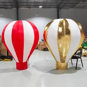 Modelo de Balão de Ar Quente Inflável Gigante com Logótipo Personalizado Balões Coloridos para Publicidade em Eventos e Decorações de Casamento
