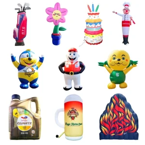 Modello Mascotte Gonfiabile Gigante Personalizzato per Pubblicità