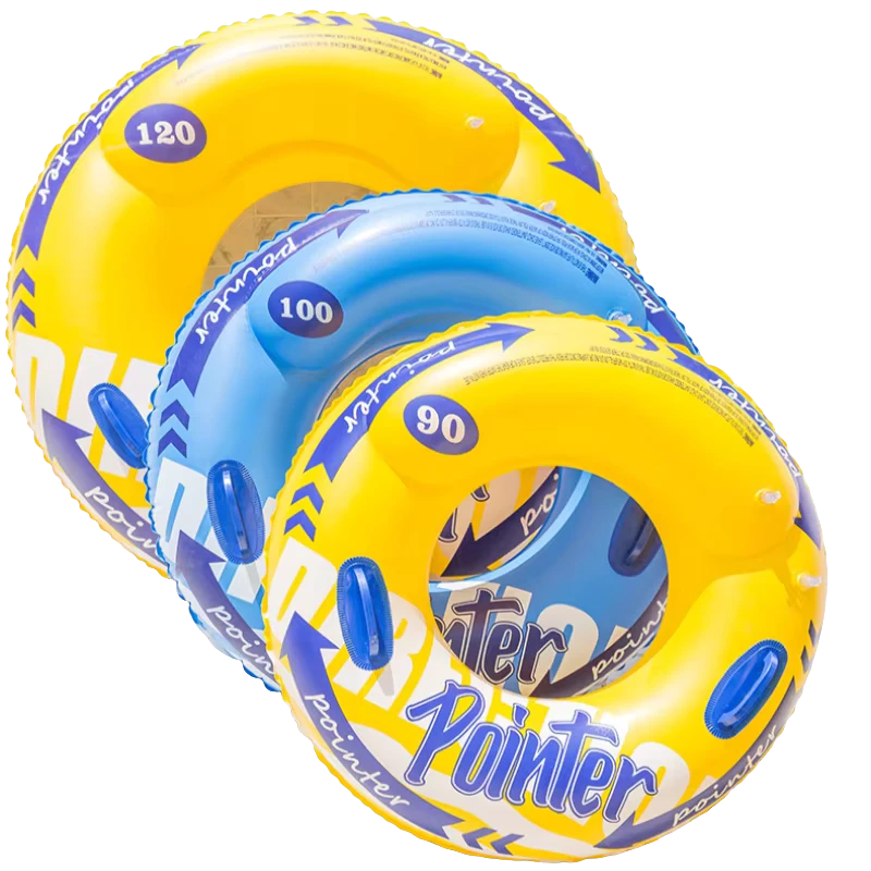 Anello Gonfiabile Personalizzato con Logo, Doppia Camera con Maniglie, Float da Piscina per Bambini e Adulti, Giocattolo Estivo per Spiaggia e Parco Acquatico