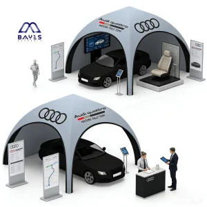 Op maat gemaakte logo opblaasbare tent, luchtkoepel, partytent, pop-up beursstands voor evenementen en advertenties