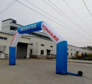 Custom Logo Print Inflatable Arch Door for Outdoor Sports Events 1 Year Warranty