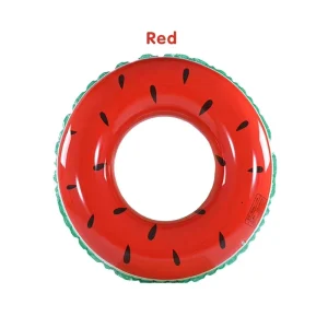 Custom Logo Print PVC Inflatable Pool Float Tube Factory Swimming Rings for Kids and Adult for Beach Party