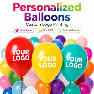 Custom Logo Printed Latex Balloons Advertising Balloon Garland Christmas Halloween Party Supplies Event Promotion Decor 12 Inch