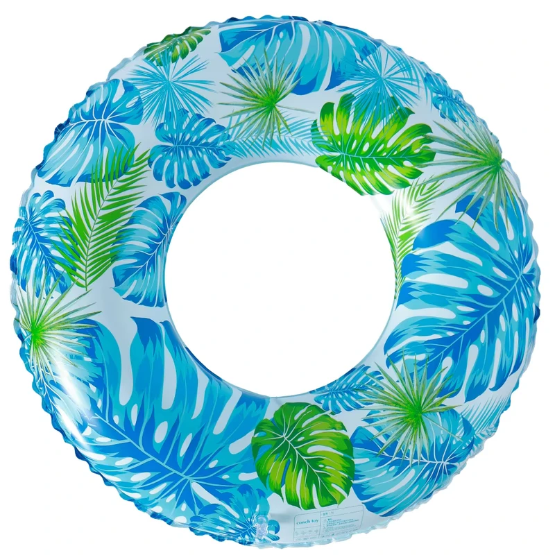 Aangepaste Logo Geprinte Zeemeermin Donut Haai PVC Opblaasbare Zwembad Float Tube Fabriek Zwemring voor Kinderen voor Strandfeest
