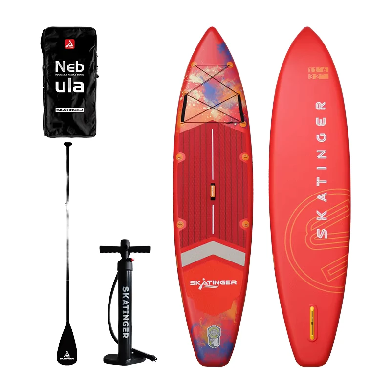 Tabla de paddle inflable personalizada con logo, para pesca y surf, incluye bolsa, bomba y accesorios de reparación, material EVA PVC PC