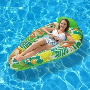 Custom Logo Summer PVC Strawberry Inflatable Tube Portable Kids and Adults Pool Float Fruit Floatie Flower Rings Raft Lounge