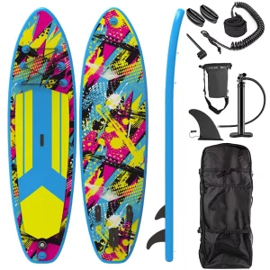 Custom Logo Super Wide Stand up Paddle Board Inflatable Water Board Surf Paddle SUP Board