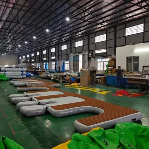 Custom Luxury Floating Water Platform Inflatable E Foil Dock Inflatable Jet Ski Dock