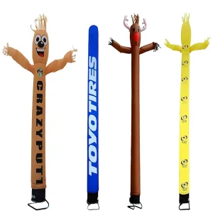 Fabricantes de Dançantes de Ar Infláveis Personalizados: Elfo, Pinguim, Bruxa, Futebol, Gato, Cão, Árvore de Natal, Gelado, Carro, Pai Natal