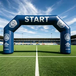Arco Publicitário Inflável Personalizado com Impressão Digital para Eventos Desportivos e Linha de Partida de Maratonas