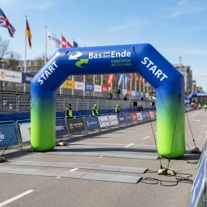 Custom Made Inflatable Advertising Arch Sports Events Start Line Marathon Race Arch Triathlon Sport Events Arch