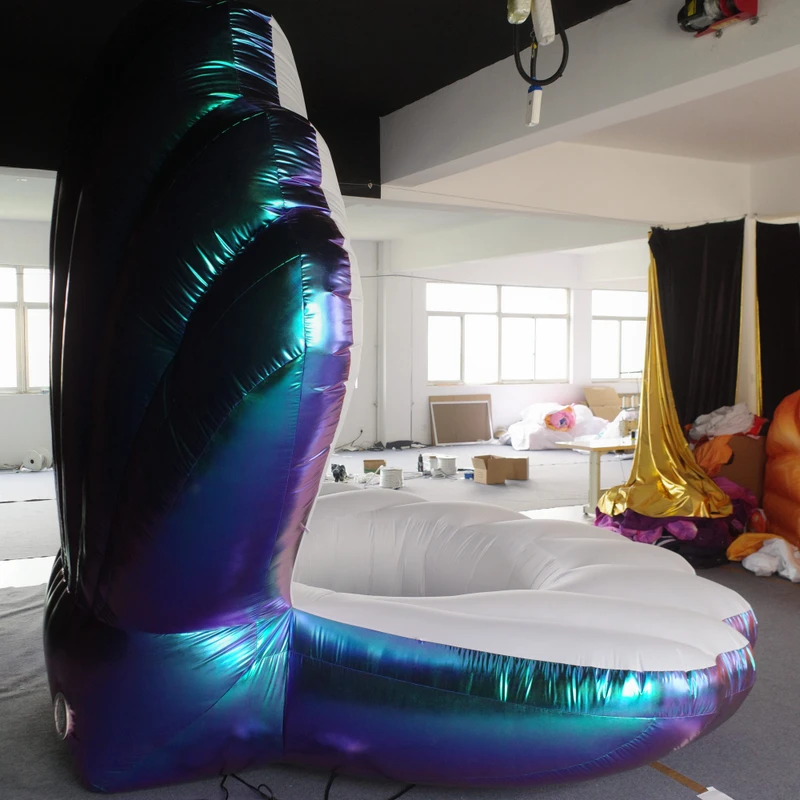 Custom Made Inflatable Oyster Shell Personalized Advertising Inflatable for Stage Show and Photo Decoration