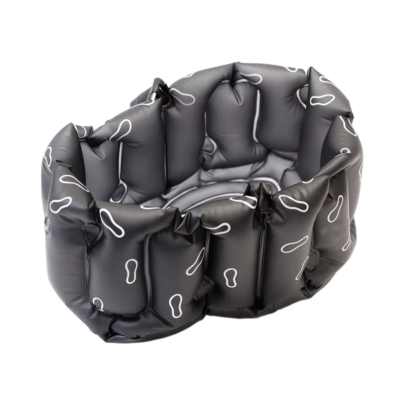 Aksesori Camping Perjalanan Luar Ruangan Inflatable Foot Rest Soak Spa Bath Kustom