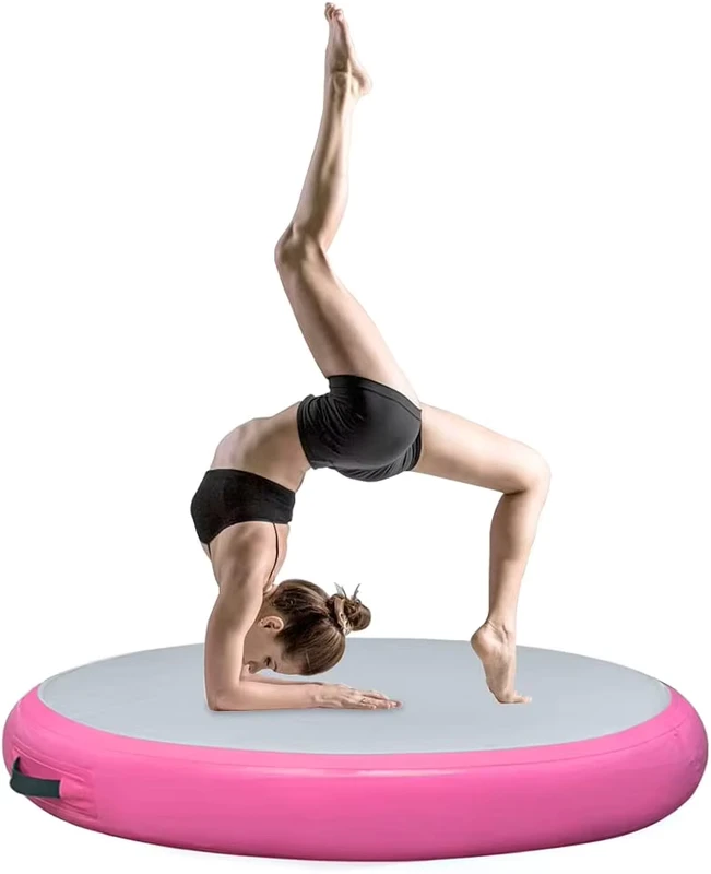Matras Lingkaran Gymnastik Yoga Inflatable Mini Kustom, Airspots, Spot Gymnastik