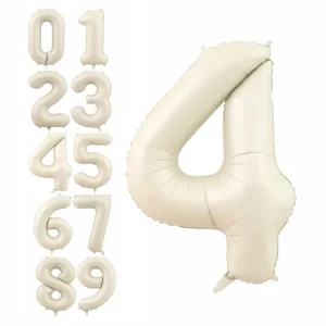 Custom New Design 40” Light Pink Blue Large Inflat Air Helium Letter Number Baby Shower Foil Balloon for Party Birthday Decor