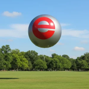 Custom Outdoor Advertising 1m 9m Helium Balloon Advertising Inflatable Giant Balloon Blimp Airship for Advertising Events