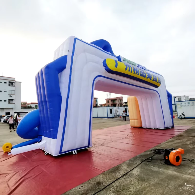 โครงโฆษณาลมกลางแจ้งแบบปรับแต่งได้ อาร์คโปรโมชันสำหรับงานต่างๆ