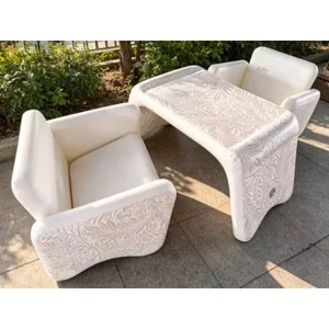 Custom Outdoor Camping Drop Stitch Inflatable Furniture Water Inflatable Aero Table Classic Air Single Sofa Aero Chair