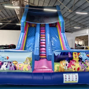 Custom Outdoor Commercial Inflatable Slide for Kids Double Slide Inflatable Children’s Big Cartoon Inflatable Slide