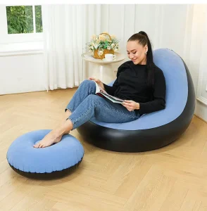 Custom Outdoor Fauteuil Canapé Gonflable Baby Air Lounge Cushion Couch Lounger Set Inflatable Chair Sofa Bed for Living Room