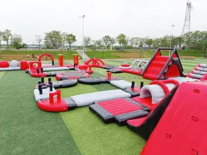 Custom Outdoor Giant Adult Commercial Waterpark Inflatable Floating Water Aqua Parks Inflatable Water Park