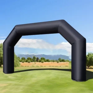 Arco Inflável Publicitário Personalizado para Exterior de 8m - Porta de Entrada em Tecido Oxford com Impressão Digital para Eventos de Maratona